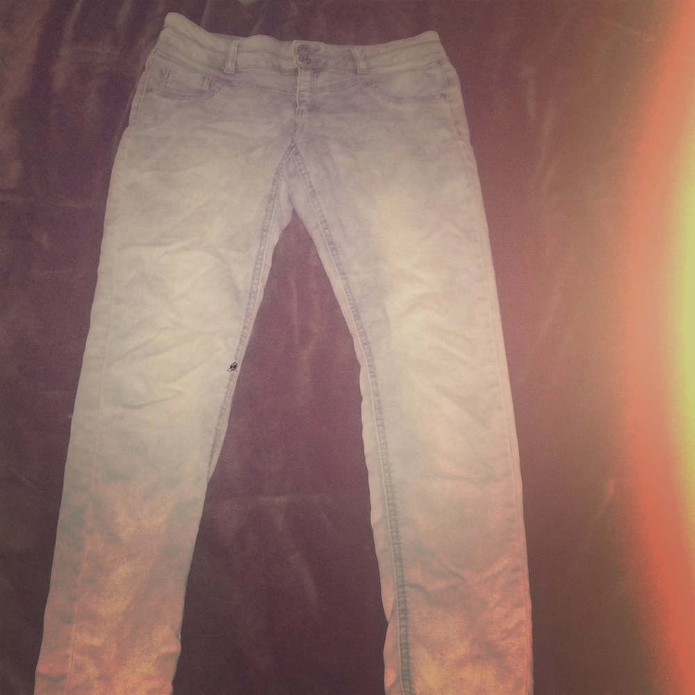 Light blue jeans